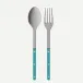 Bistrot Vintage Pearly Turquoise Serving Set 10.25"