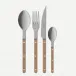 Bistrot Vintage Pearly Caramel 24 Pieces Cutlery Set 9.25"