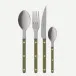 Bistrot Vintage Pearly Olive 24 Pieces Cutlery Set 9.25"