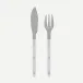 Bistrot Vintage Pearly White Fish Set 8.25"