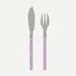 Bistrot Vintage Pearly Lilac Fish Set 8.25"