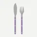 Bistrot Vintage Pearly Purple Fish Set 8.25"
