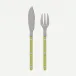 Bistrot Vintage Pearly Moss Fish Set 8.25"