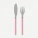 Bistrot Vintage Pearly Soft Pink Fish Set 8.25" (Knife, Fork)