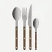 Bistrot Vintage Pearly Brown 4-Pc Setting (Dinner Knife, Dinner Fork, Soup Spoon, Teaspoon)