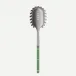 Bistrot Vintage Pearly Garden Green Spaghetti Spoon 10.5"