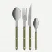 Bistrot Vintage Pearly Olive 48 Pieces Cutlery Set 9.25"