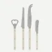 Bistrot Vintage Pearly Pearl Bistrot Aperitif Set (Bottle Opener, Tomato Knife, Cheese Knife Large, Butter Spreader)