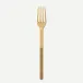 Bistrot Gold Teak Teak Serving Fork 10"1/4