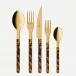 Bistrot Gold Tortoise Faux Tortoise Flatware