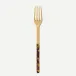 Bistrot Gold Tortoise Faux Tortoise Serving Fork 10"1/4