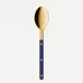Bistrot Gold Solid Navy Blue Soup Spoon 8"1/2