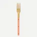 Bistrot Gold Solid Nude Pink Dinner Fork 8"1/2