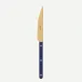 Bistrot Gold Solid Navy Blue Dinner Knife 9"1/4
