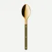 Bistrot Gold Solid Green Fern Teaspoon 6"