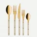 Bistrot Gold Solid Light Kaki Flatware