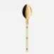 Bistrot Gold Solid Ivory Dessert Spoon 7"1/2