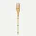 Bistrot Gold Solid Ivory Salad Fork 7"1/2