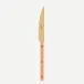 Bistrot Gold Solid Nude Pink Dessert Knife 8"