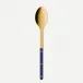 Bistrot Gold Solid Navy Blue Serving Spoon 10"1/4