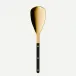 Bistrot Gold Solid Black Rice Spoon 10"1/4