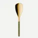 Bistrot Gold Solid Green Fern Rice Spoon 10"1/4