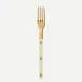 Bistrot Gold Solid Ivory Small Fork 6"1/2