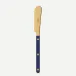 Bistrot Gold Solid Navy Blue Butter Spreader 5"1/2