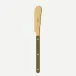 Bistrot Gold Solid Green Fern Butter Spreader 5"1/2