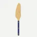 Bistrot Gold Solid Navy Blue Tart Slicer 10"