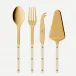 Bistrot Gold Solid Ivory Set Of 4 Bistrot Must-Have Serving Pieces