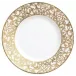 Salamanque Or/Gold White Bread & Butter Plate Diam 6.3 in