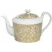 Salamanque Or/Gold White Tea Pot Diam 3.8 in