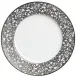 Salamanque Platinum White Dessert Plate Round 8.7 in.