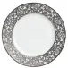 Salamanque Platinum White  Salad Cake Plate Diam 7.7 in