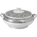 Salamanque Platinum White  Soup Tureen Diam 9.8 in