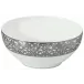 Salamanque Platinum White Salad Bowl Round 9.8 in.