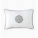 Storia Decorative Pillow 12 x 18 White/Charcoal