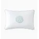 Storia Decorative Pillow 12 x 18 White/Poolside