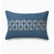 Bardi Decorative Pillow 12 x 18 Cadet/Grey