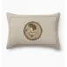 Cameo Decorative Pillow 12 x 18 Natural/Gold