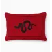 Lny2025 Snake Dec Pillow 12 x 18" Red/Black