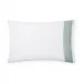 Casida Standard Pillowcase 22 x 33 White/Seagreen