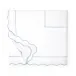 Pettine Full/Queen Duvet Cover 88 x 92 White/Sky