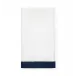 Filo Tip Towel 14 x 20 Set Of 2 White/Navy