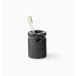Marquina Black Toothbrush Holder 3.50" Dia 4.25" High