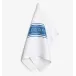 Parma Kitchen Towel Set of 2 18 x 28 White/Blue