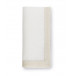 Filetto Dinner Napkin 20 x 20 Set Of 4 White/Gold