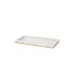 Pietra Marble Storage Tray 12 x 6 x 1 White/Gold