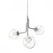 Caledonia Chandelier with 3 Globes Vintage Platinum